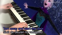 Disney's Frozen  Let It Go     Laat Het Los  KARAOKE   lyrics (ENG   NL )-HD