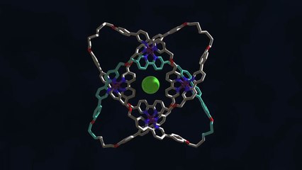 Un nœud avec des molécules