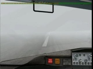 Atterrissage LFRS Nantes très grand brouillard