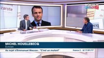 Michel Houellebecq dézingue Emmanuel Macron 