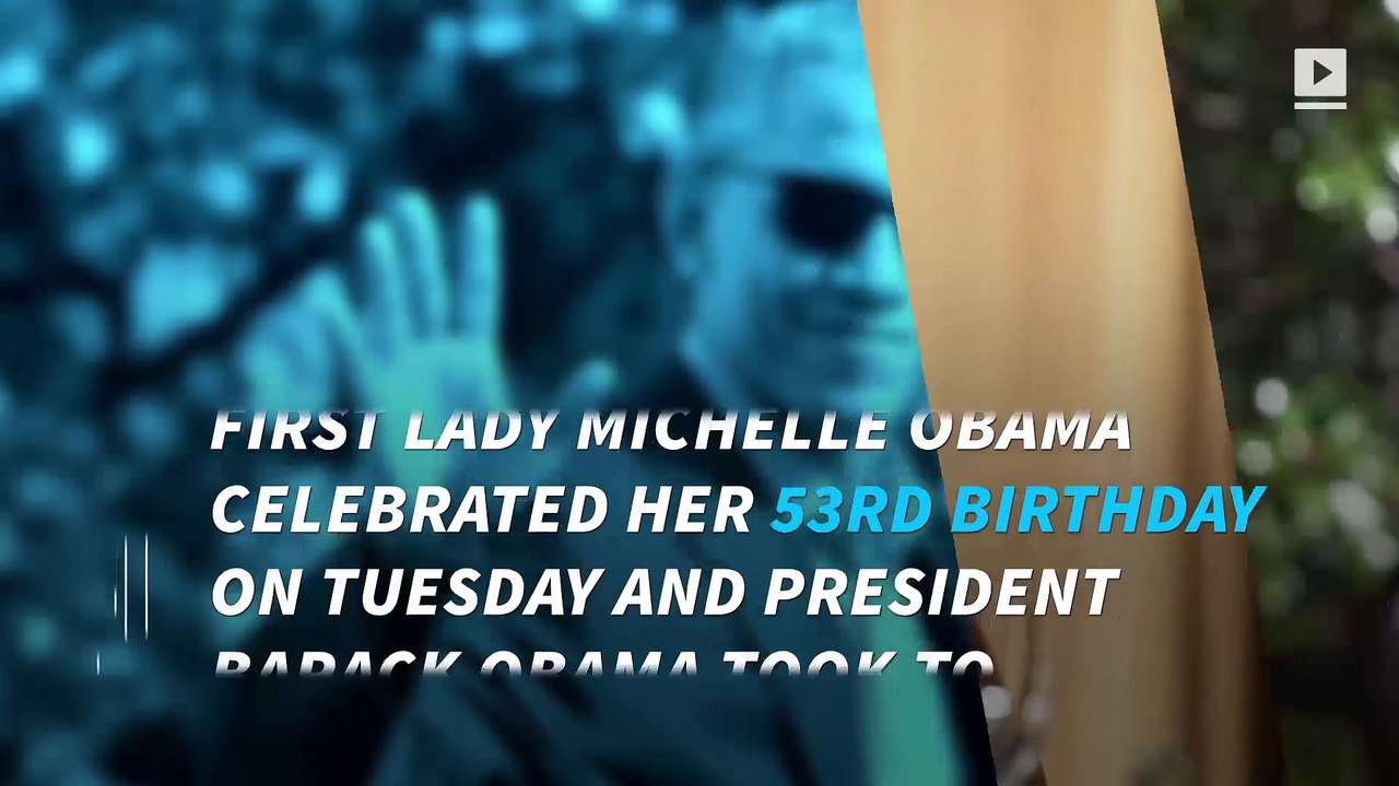 President Obama wishes Michelle Obama a happy birthday with the sweetest tweet