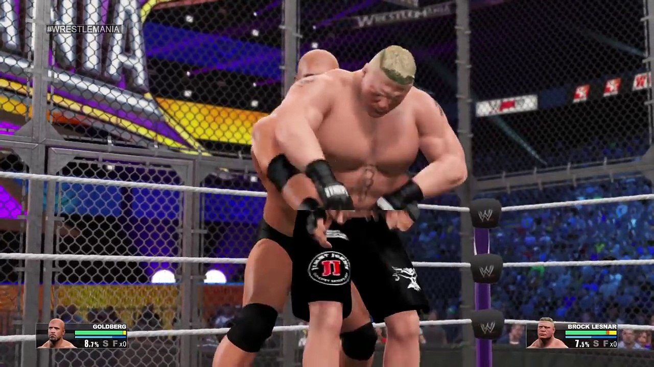 WWE 2K15 - Bill Goldberg vs. Brock Lesnar!