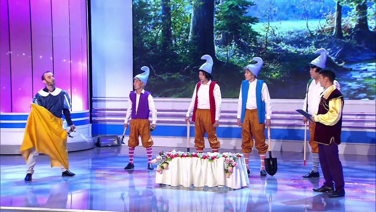 КВН. Хара Морин - Белоснежка и семь гномов с Омаром Алибутаевым. Лопнуть от смеха