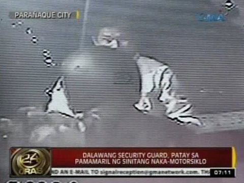 24 Oras: 2 security guard ng subdivision, patay sa pamamaril ng sinitang naka-motorsiklo