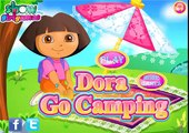 Dora The Explorer Episode - Dora Go Camping Game Episode for Children play do playdoh