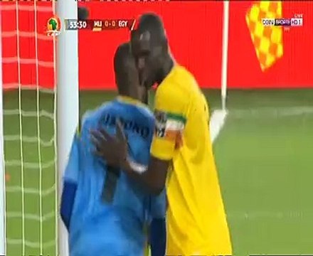 حارس مالي يحرم مصر من الهدف الأول بعد رأسية مروان محسن