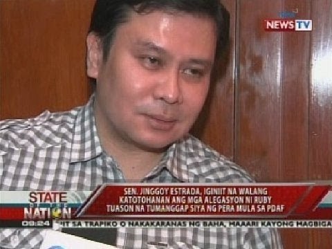 Sen.Jinggoy Estrada, iginiit na walang katotohanan ang mga alegasyon ni Ruby Tuason