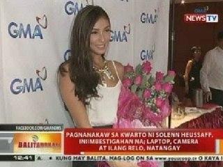 BT: Pagnanakaw sa kwarto ni Solenn Heussaff, iniimbestigahan na