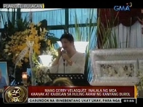 24 Oras: Mang Gerry Velasquez, inalala ng mga kaanak at kaibigan sa huling araw ng kanyang