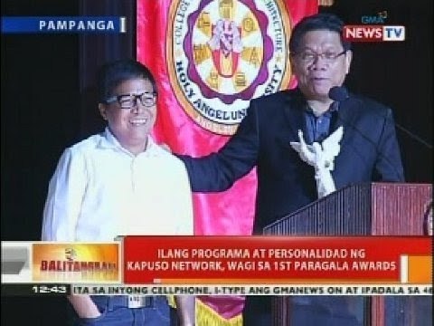 BT: Ilang programa at personalidad ng Kapuso Network, wagi sa 1st Paragala Awards