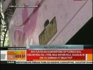 BT: Bus plates ng kumpanyang GV Florida Bus, kinumpiska ng LTFRB