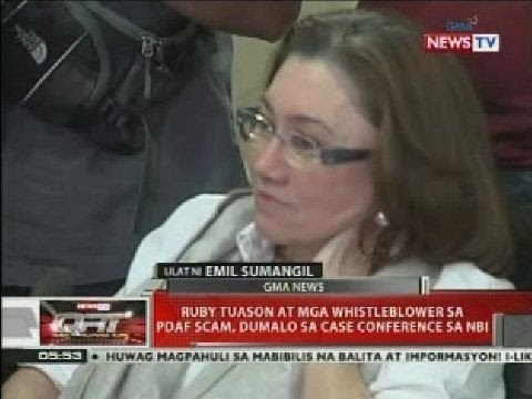 QRT: Ruby Tuason at mga whistleblower sa PDAF scam, dumalo sa case conference sa NBI