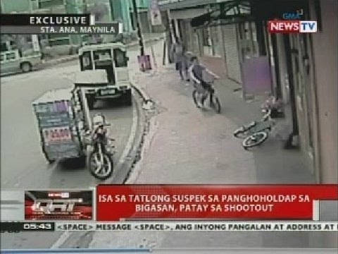 QRT: Isa sa tatlong suspek sa panghoholdap sa bigasan, patay sa shootout