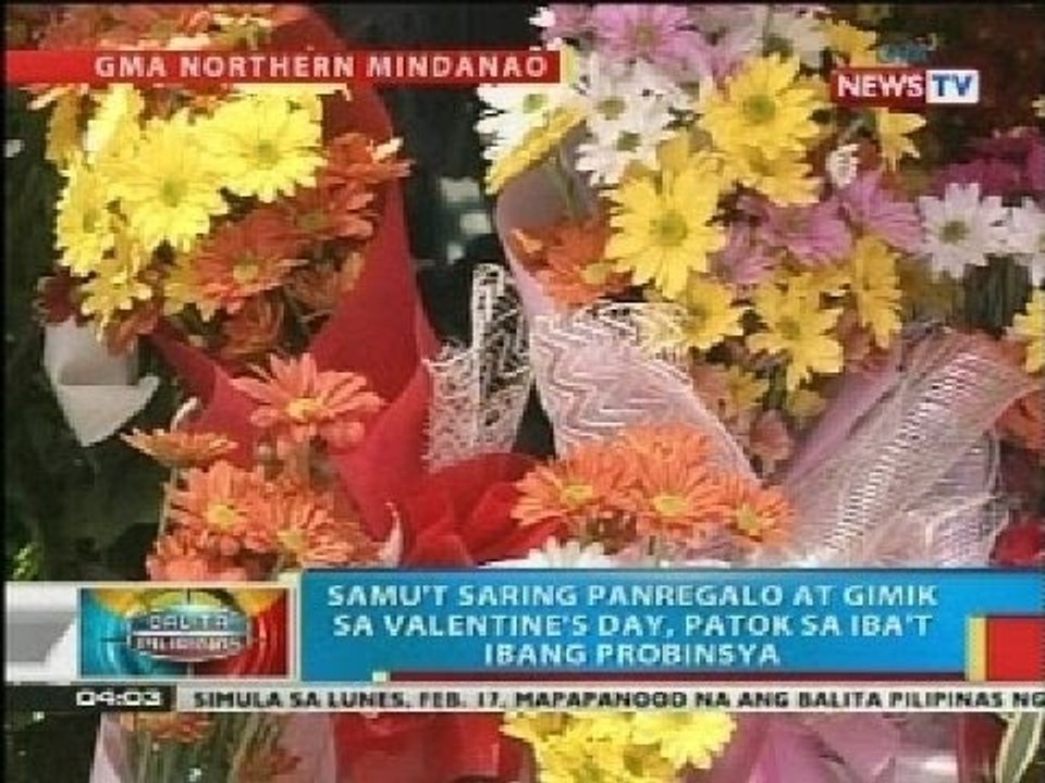 Samu't saring panregalo at gimik sa Valentine's day, patok sa iba't ibang probinsiya
