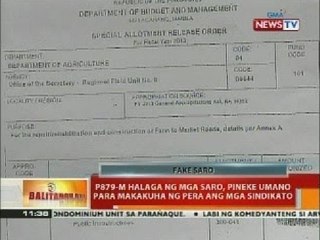 BT: P879-M halaga ng mga saro, pineke umano para makakuha ng pera ang mga sindikato