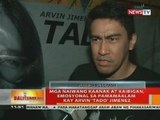 BT: Mga naiwang kaanak at kaibigan, emosyonal sa pamamaalam kay Arvin 'Tado' Jimenez