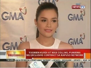 BT: Yasmien Kurdi at Max Collins, pumirma ng exclusive contract sa Kapuso Network
