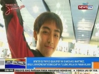 NTG: Winter Olympics qualifier na si Michael Martinez, mahirap ang pinagdaanan