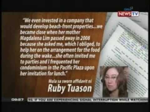 Sona: Kampo ng mga whistleblower sa pork barrel scam, masaya sa paglantad ni Ruby Tuason