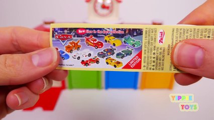 Garage Playset for Kids!! Surprise Eggs and Bus Vehicles for Kids!! Learn Colors