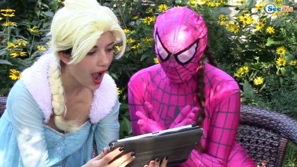 Elsa Shoes Dream w/ Spiderman, Pink Spidergirl, Hulk, Doctor Batman, Spiderbaby! Ep. 120