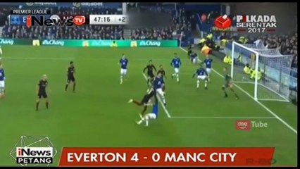 Everton Cukur Habis 4-0 Manchester City