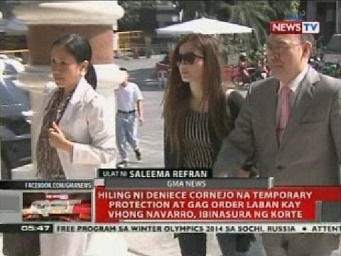 Hiling ni Cornejo na temporary protection at gag order laban kay Navarro, ibinasura ng korte