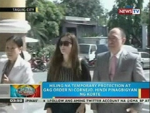 BP: Hiling na temporary protection at gag order ni Cornejo, hindi pinagbigyan ng korte