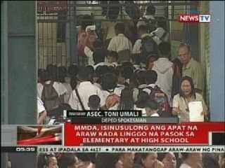 QRT: Panayam kay Asec. Toni Umali kaugnay ng 4-day school week
