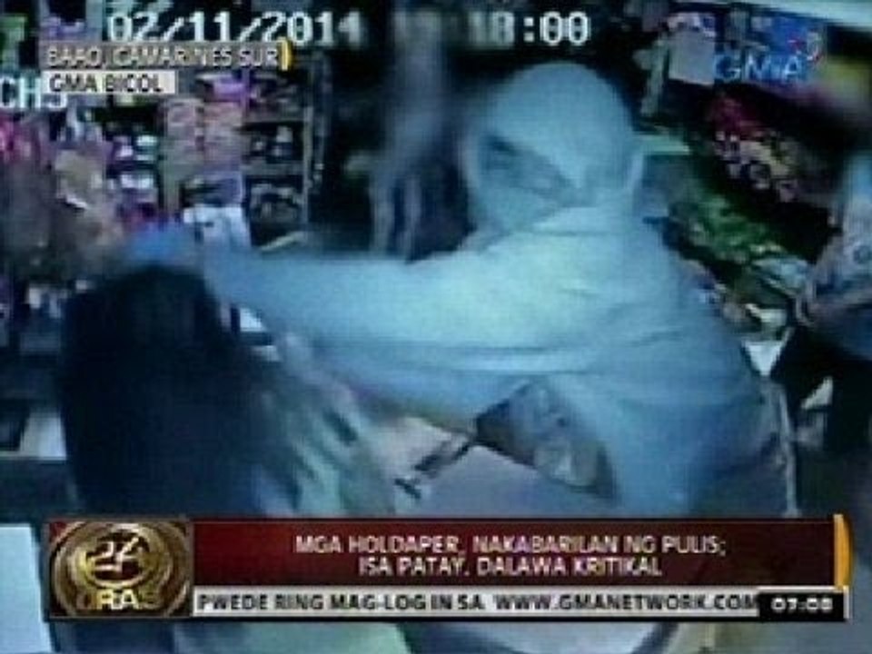 24 Oras: Mga holdaper, nakabarilan ng pulis; isa patay, dalawa kritikal