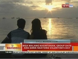 BT: Mga walang kasintahan, group date ang gimik ngayong Valentine's day