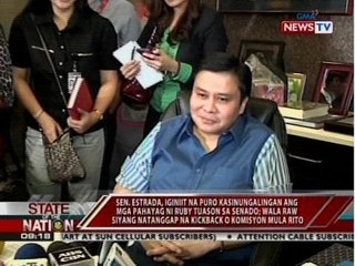 SONA: Sen. Estrada, iginiit na puro kasinungalingan ang mga pahayag ni Ruby Tuason