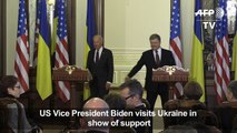 Biden visits Ukraine in show of support