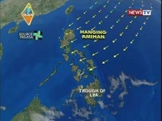 BT: GMA Weather update as of 12:14PM (Feb. 16,2014)