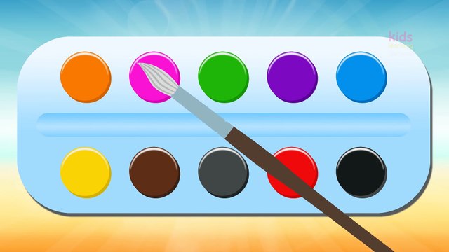 Learn Colors with Cars Toys for Kids Color Palette For Children - Teach Colours for Babies Kids