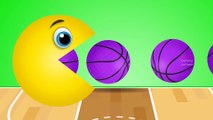 Learn Colors Pacman For Toddlers Kids - Basketball - Learning Colours to Kids Children Toddlers Baby - YouTube
