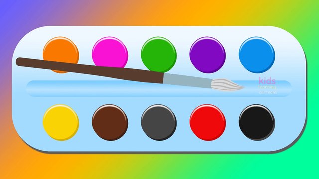 Learn Colors with Colors Finger Family Paint Nursery Rhymes for Children Toddlers Babies Kids