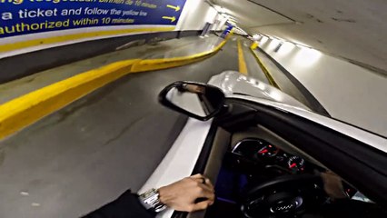 Vitesse excessive dans un parking souterrain