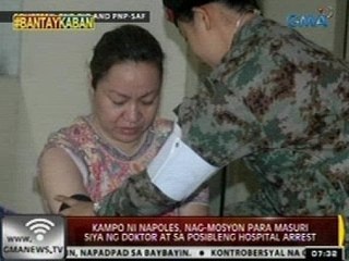 2Kampo ni Napoles, nag-mosyon para masuri siya ng doktor at sa posibleng hospital arrest