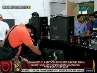Dalawang kwarto ng isang eskwelahan, nabistong may operasyon umano ng cybersex chat hub