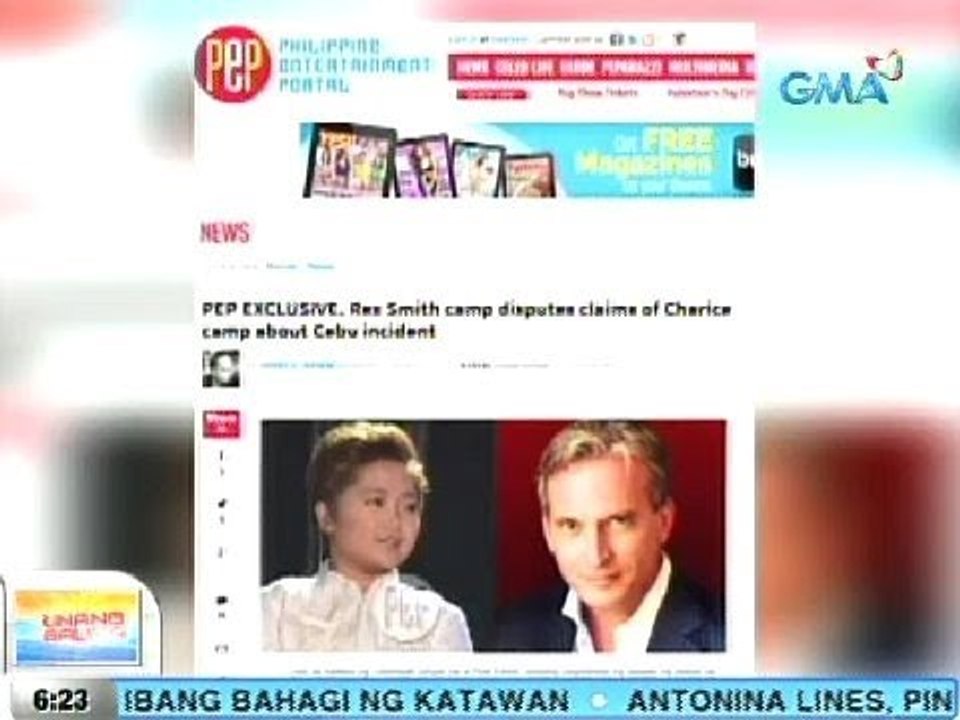 UB: Rex Smith, itinangging binastos niya si Charice sa Cebu