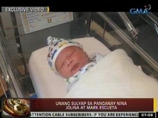 24ORAS: Anak nina Jolina at Mark Escueta, mas kamukha raw ng daddy