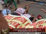 24ORAS: Ilang demonstrador, iginiit na pabor lang sa mga banyaga ang cha-cha