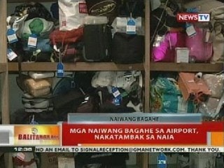 BT: Mga naiwang bagahe sa airport, nakatambak sa NAIA