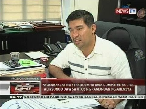 Pagbabaklas ng stradcom sa mga computer sa LTO, alinsunod daw sa utos ng pamunuan ng ahensya