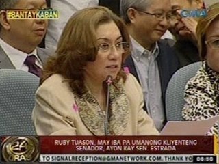 24ORAS: Tuason, may ilang kliyenteng senador, ayon kay Sen. Estrada
