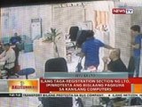 Ilang taga-registration section ng LTO, ipinrotesta ang biglaang pagkuha sa kanilang computers