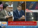 UB: Estrada at Guingona, nagsagutan sa Senado tungkol sa imbestigasyon sa pork barrel scam