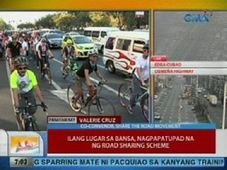 UB: Road sharing scheme, isinusulong ng ilang grupo