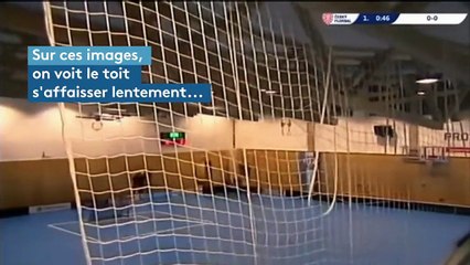 Le toit d'un gymnase tchèque s'écroule sous la neige